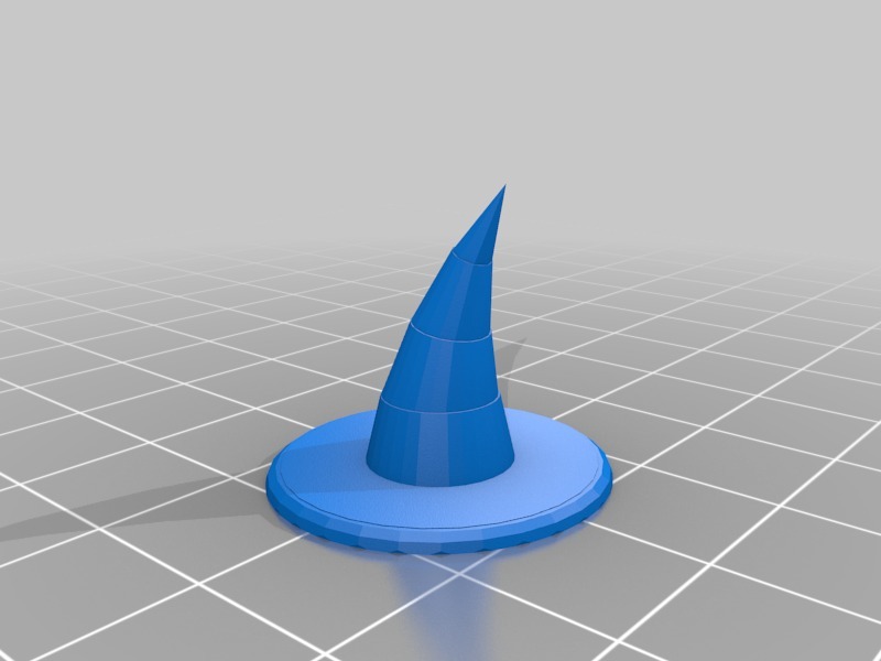 巫师帽3D打印模型