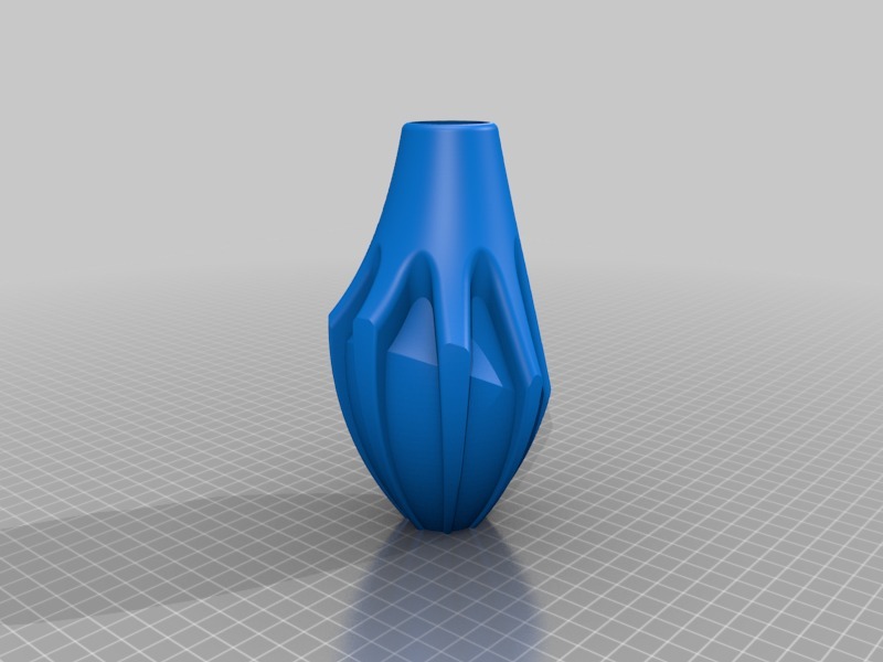 独特造型花瓶3D打印模型