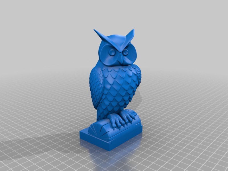 乐高猫头鹰3D打印模型