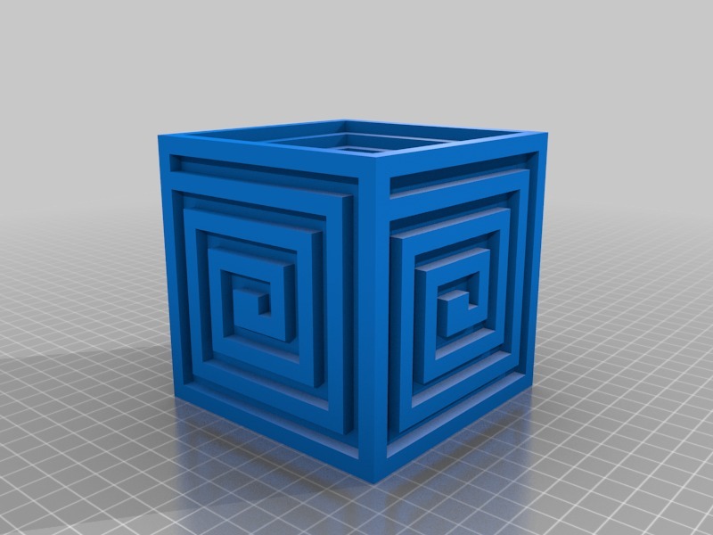艺术立方体3D打印模型