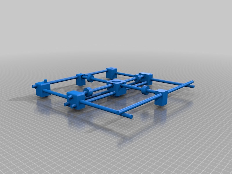 可印刷水平灯丝线轴3D打印模型