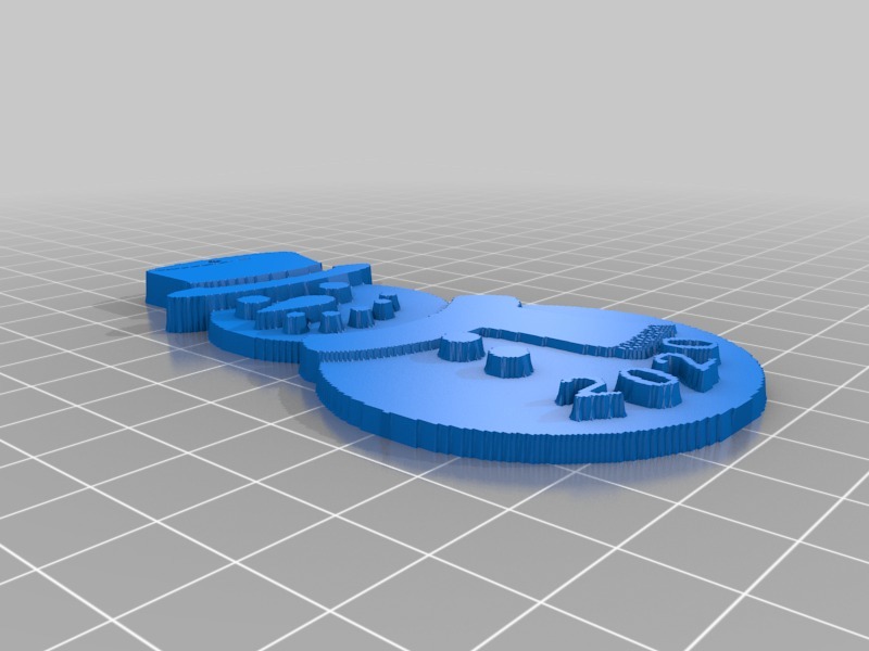 雪人和圣诞树装饰品3D打印模型