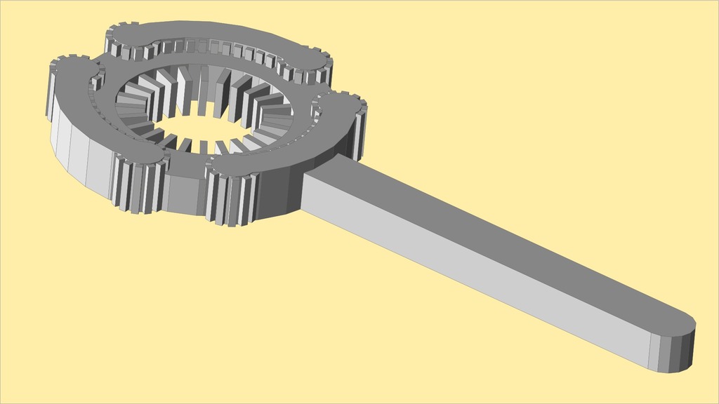 吹泡泡棒3D打印模型