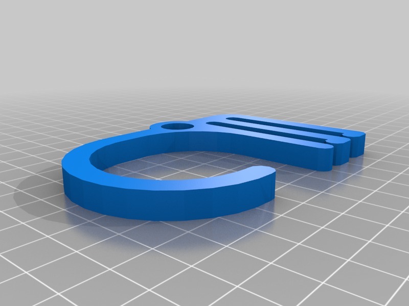 链式领带夹3D打印模型