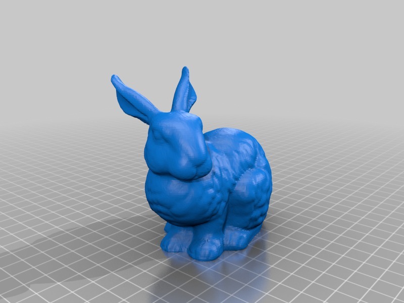 斯坦福兔子3D打印模型