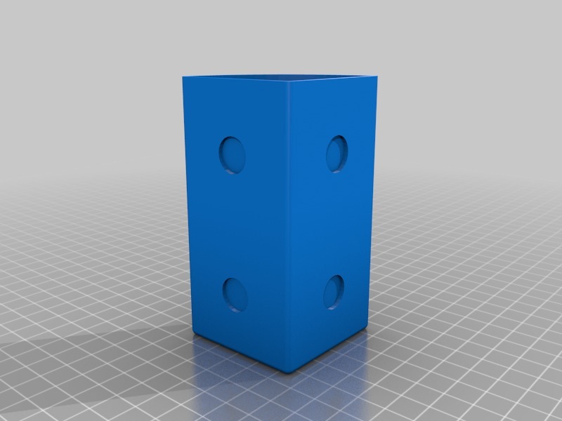 磁性铅笔盒3D打印模型