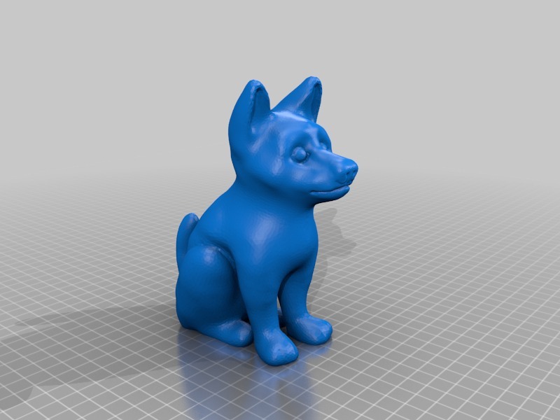 小狗手办3D打印模型