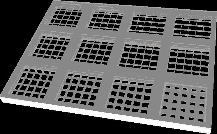 3D网格测试打印对象3D打印模型