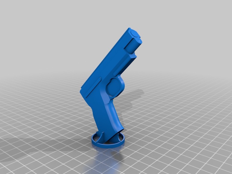 玩具手枪3D打印模型