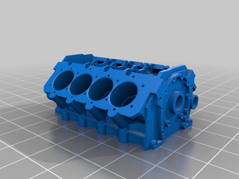 发动机缸体3D打印模型