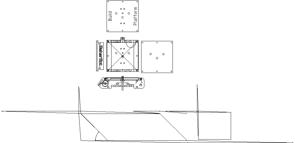 自动构建平台3D打印模型