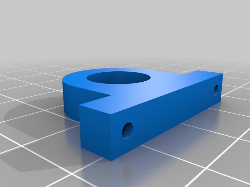 复制器5mm滑轮轴枕块3D打印模型