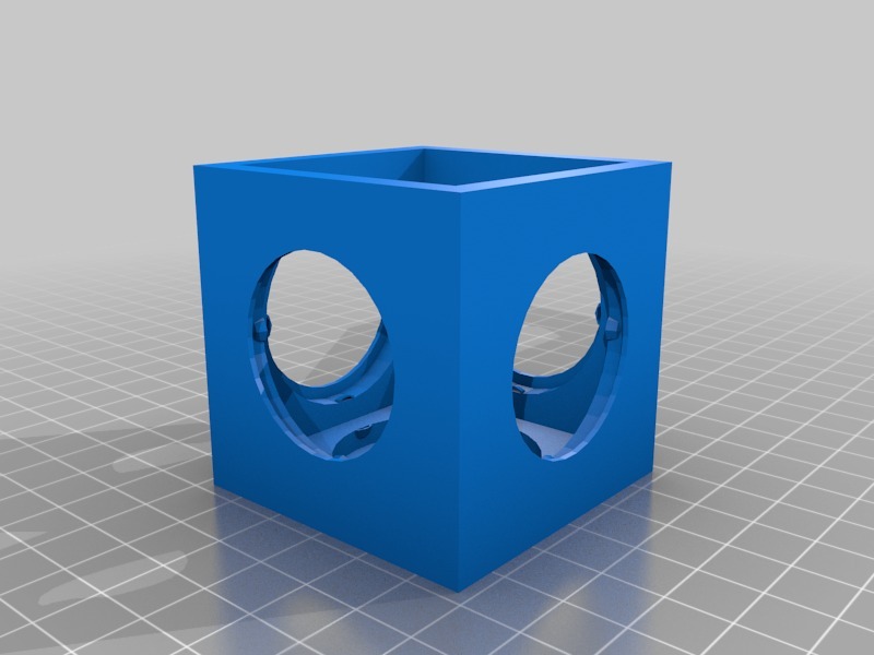 扬声器立方体3D打印模型