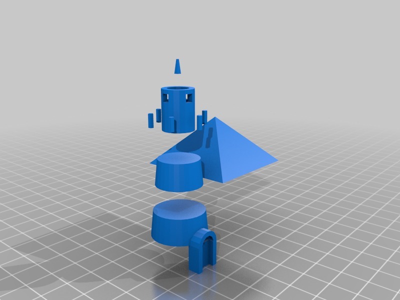 灯塔3D打印模型