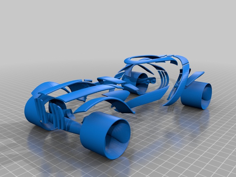 超级跑车3D打印模型
