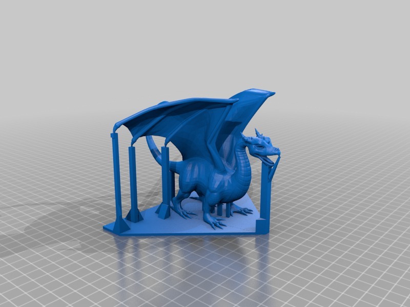 龙手办3D打印模型