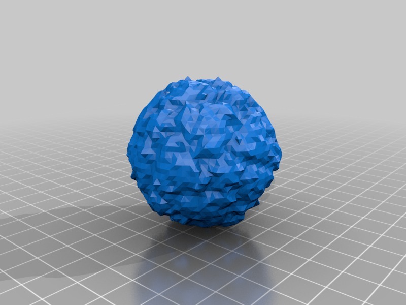 感冒病毒晶体结构模型3D打印模型