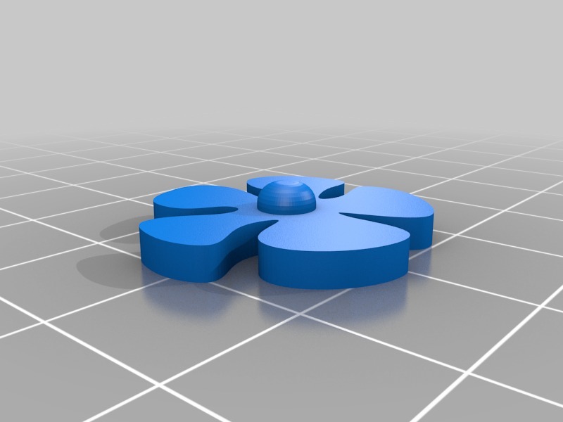 花朵花瓶装饰3D打印模型