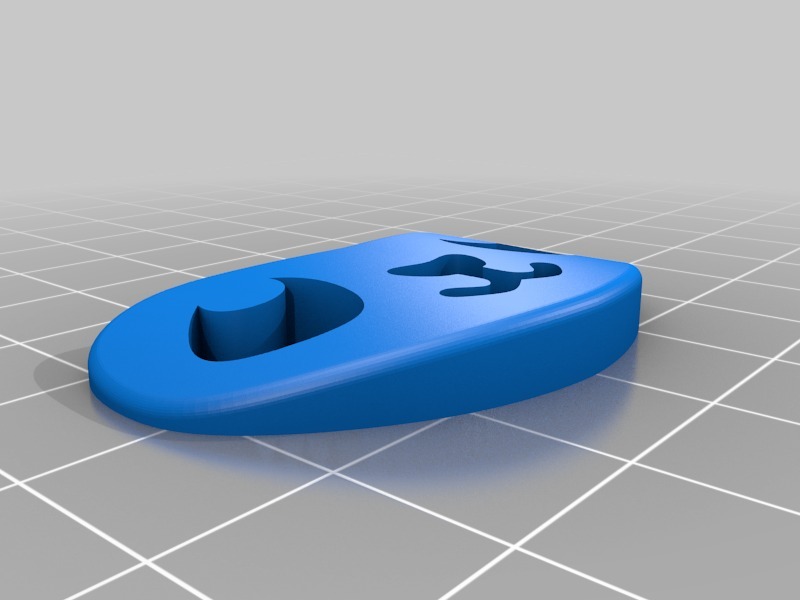 动物造型钥匙串3D打印模型