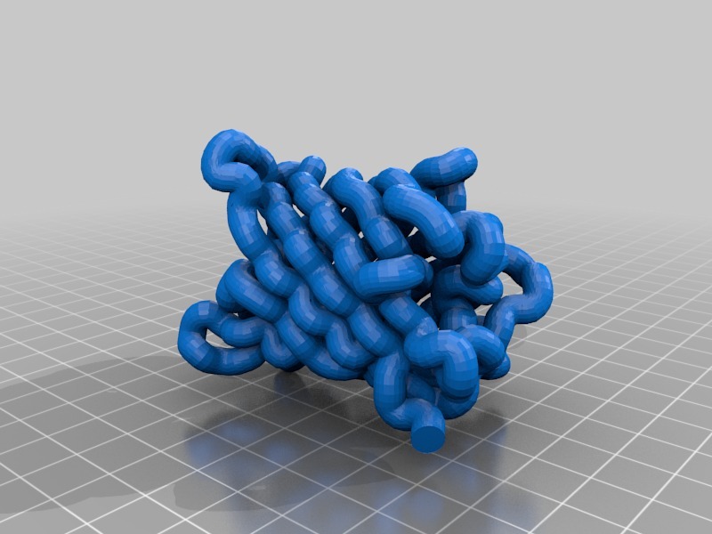 蛋白质结构模型3D打印模型