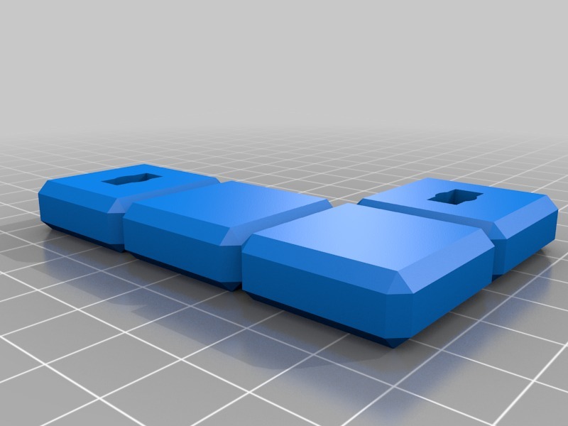 俄罗斯方块冰箱磁铁3D打印模型