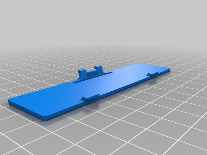 无线键盘电池盖3D打印模型