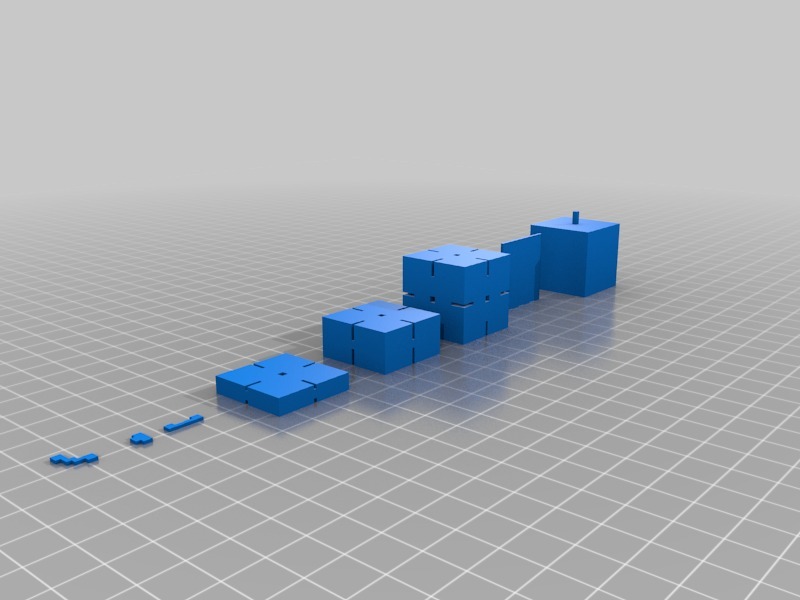 像素积木3D打印模型