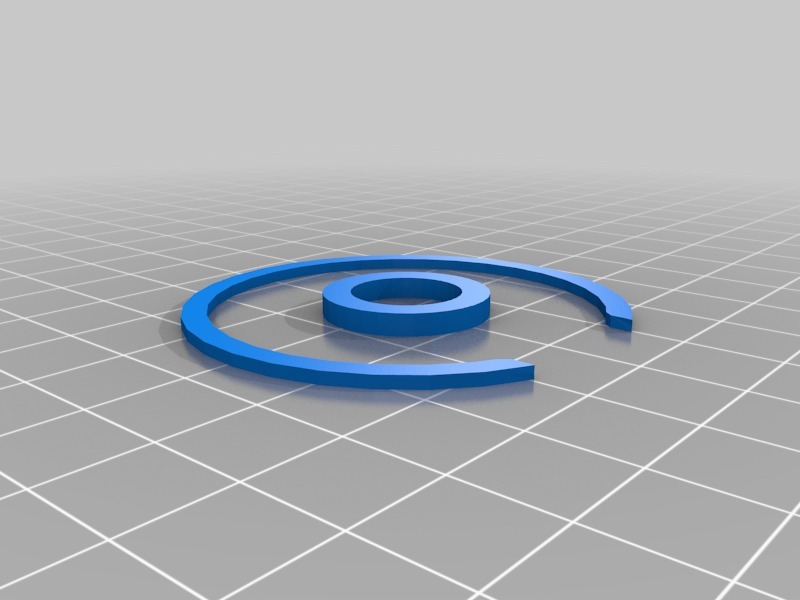 带孔的半球3D打印模型