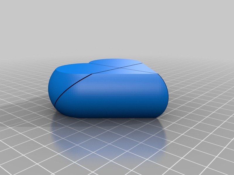 心形盒子3D打印模型