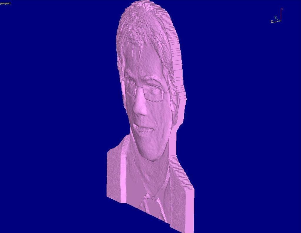 全3D面孔3D打印模型