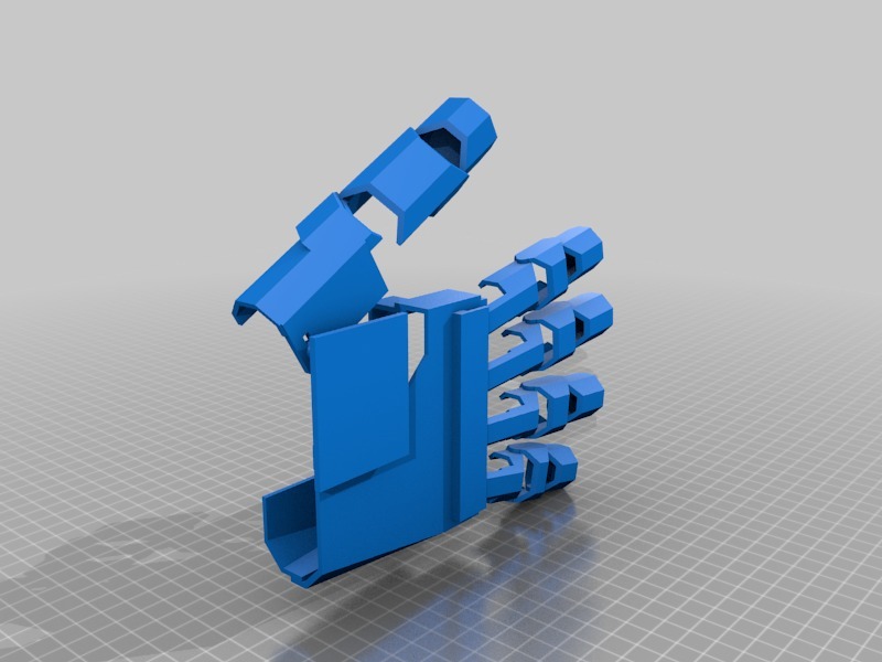 定制机械手套3D打印模型