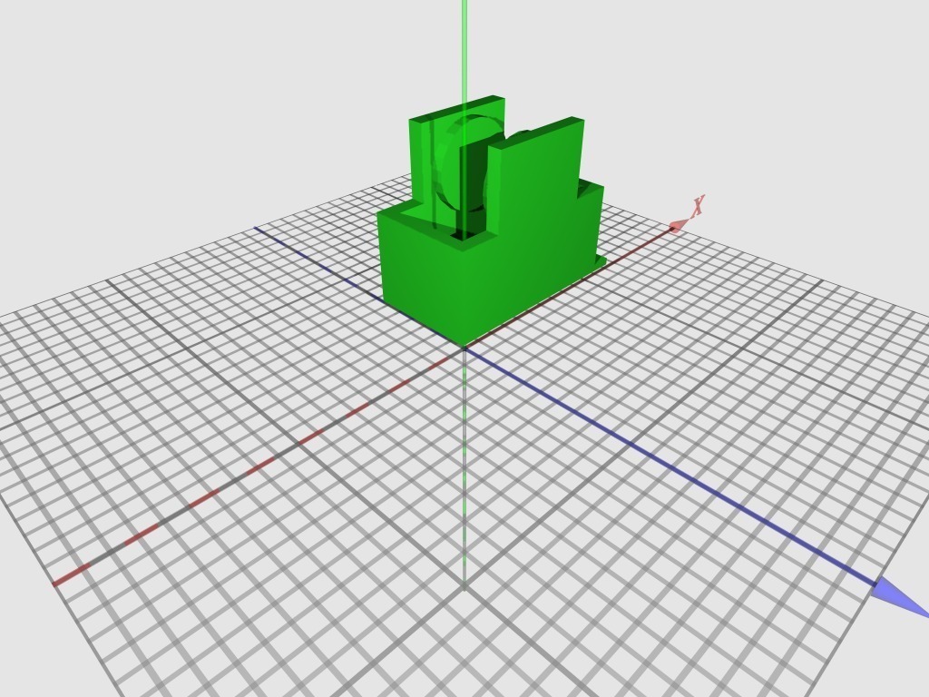 透明胶带座3D打印模型