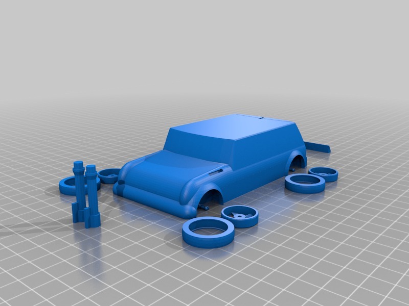 玩具车模型3D打印模型