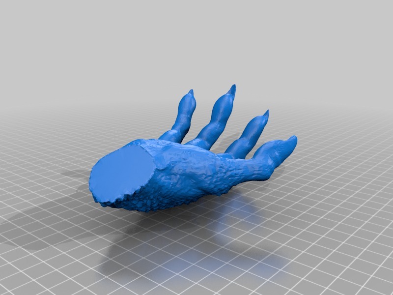 大型巨魔雕像3D打印模型
