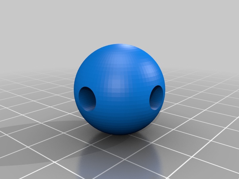 方形平面原子模型3D打印模型