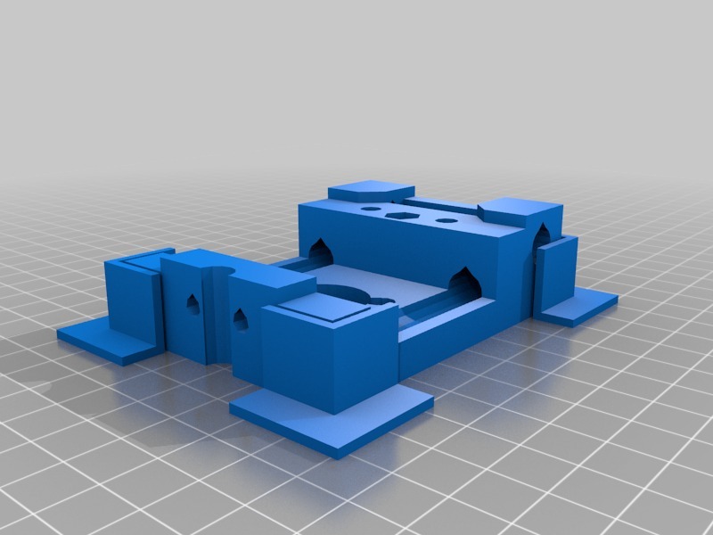 低翘曲孟德尔基地3D打印模型