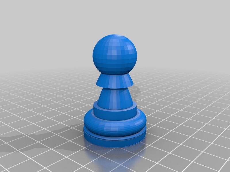 国际象棋棋子3D打印模型