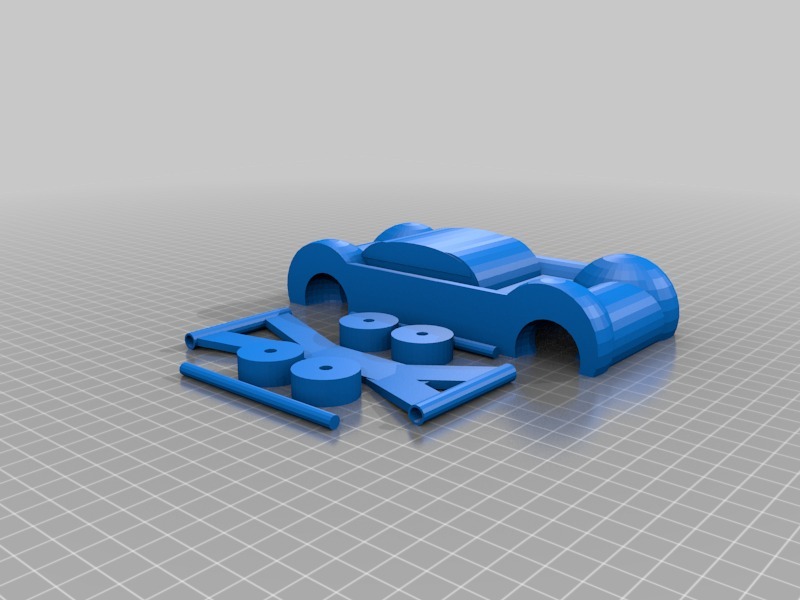 玩具汽车3D打印模型