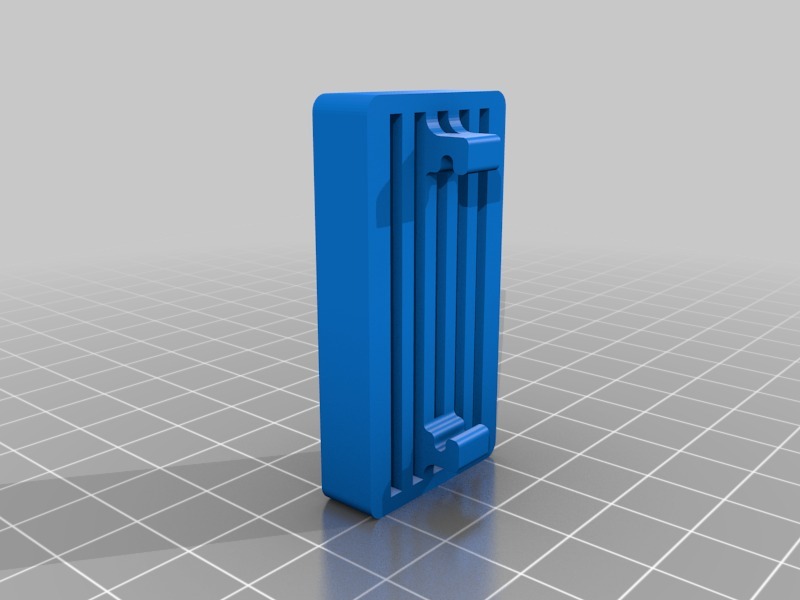 直流-直流转换器的导轨安装3D打印模型