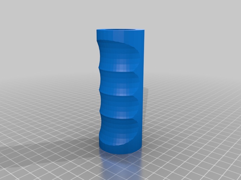 可定制的压配合扫把和拖把手柄3D打印模型