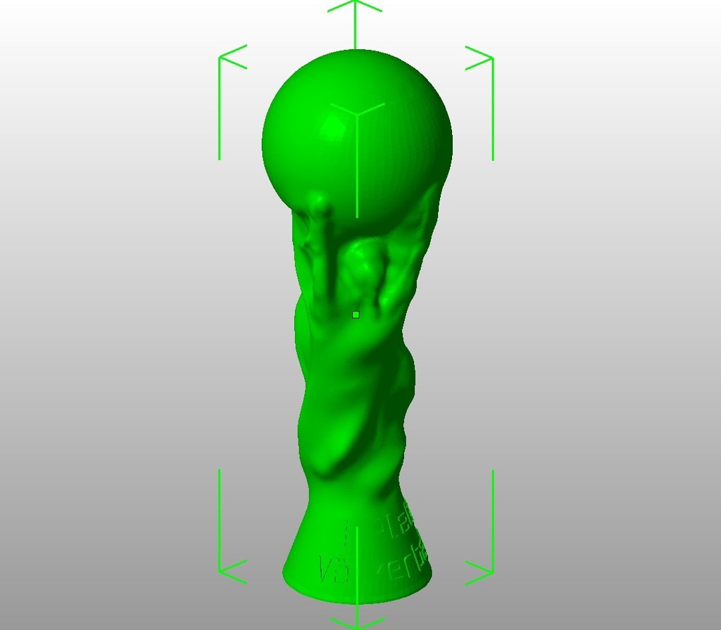 足球世界杯3D打印模型