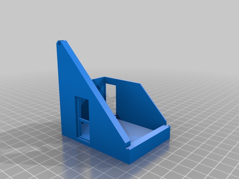 白色房子3D打印模型