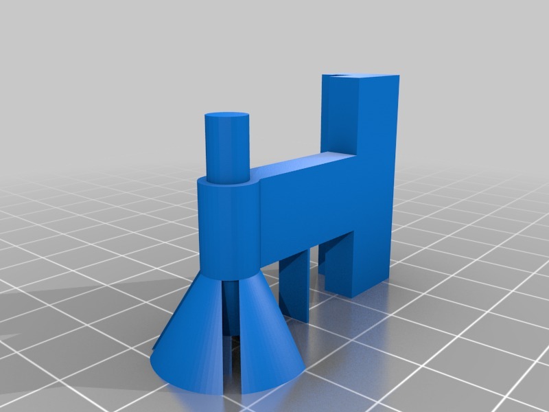 支持结构和相机锁存器3D打印模型