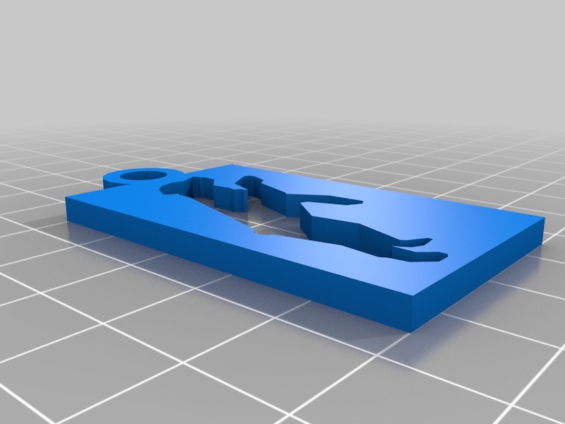 莱娅的钥匙圈3D打印模型