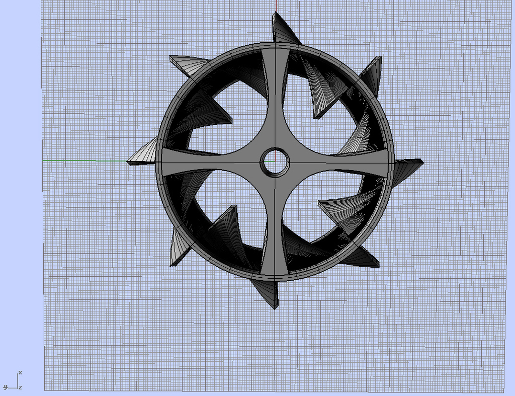 风车3D打印模型