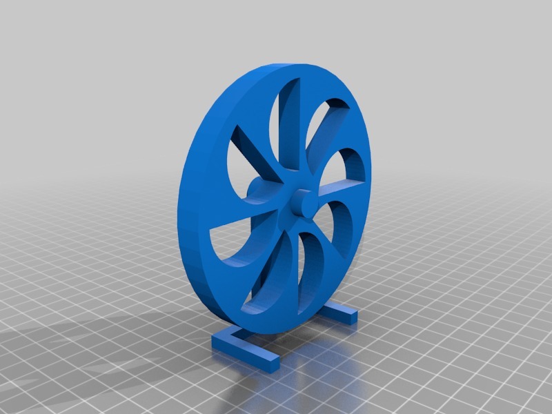 可定制的永动轮3D打印模型