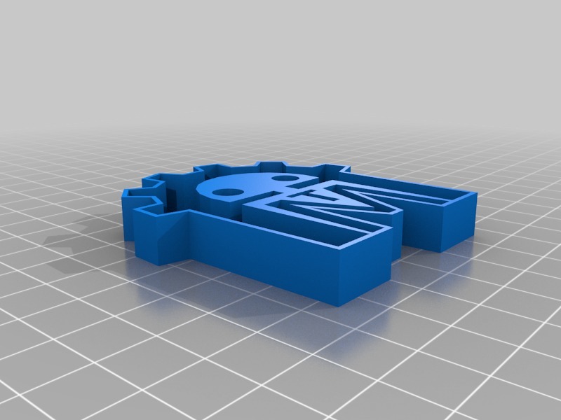 怪物玩具标志3D打印模型