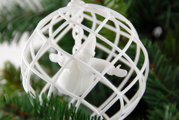 圣诞节的装饰 圣诞老人挂件3D打印模型