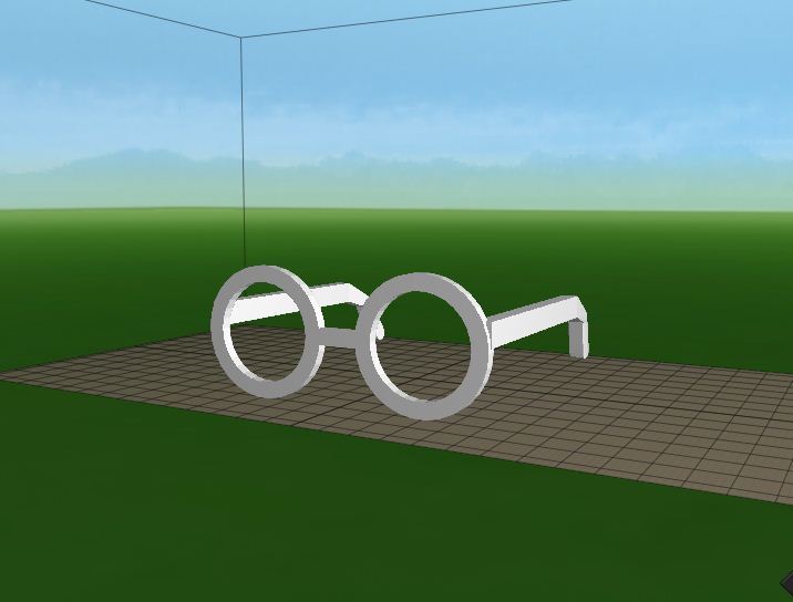 定制的眼镜3D打印模型