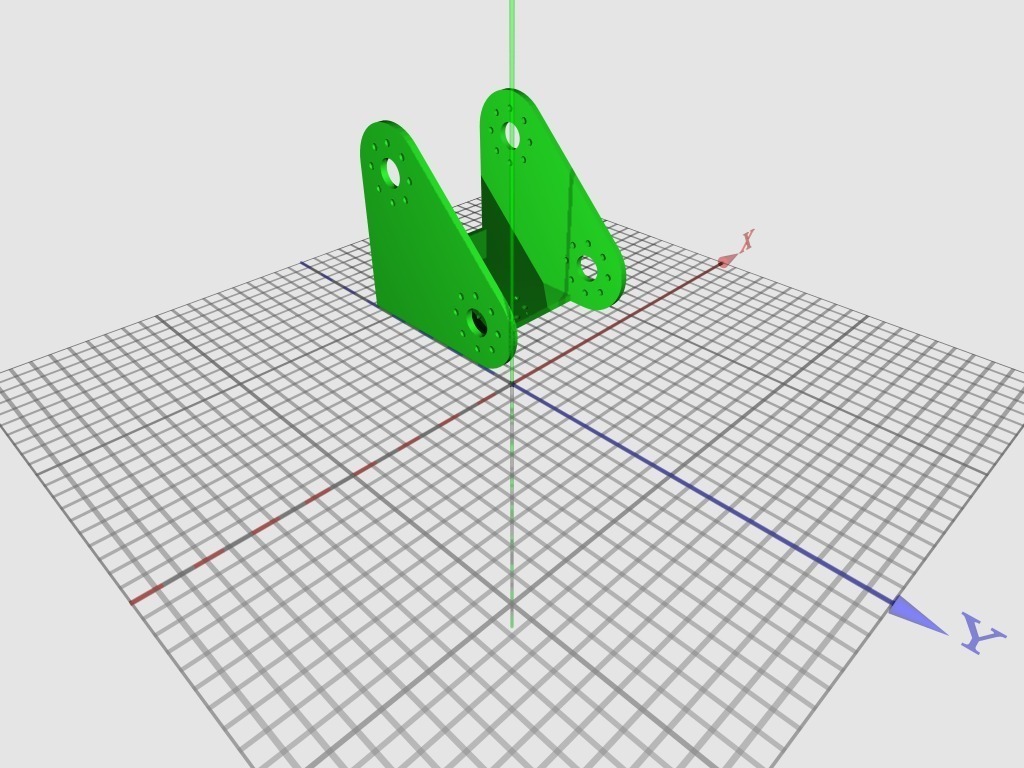 PLM腿段支架3D打印模型